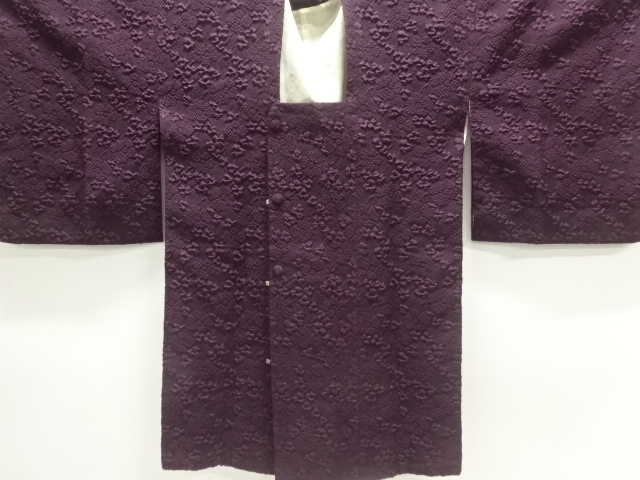JAPANESE MICHIYUKI COAT / MATELASSE / WOVEN FLOWER